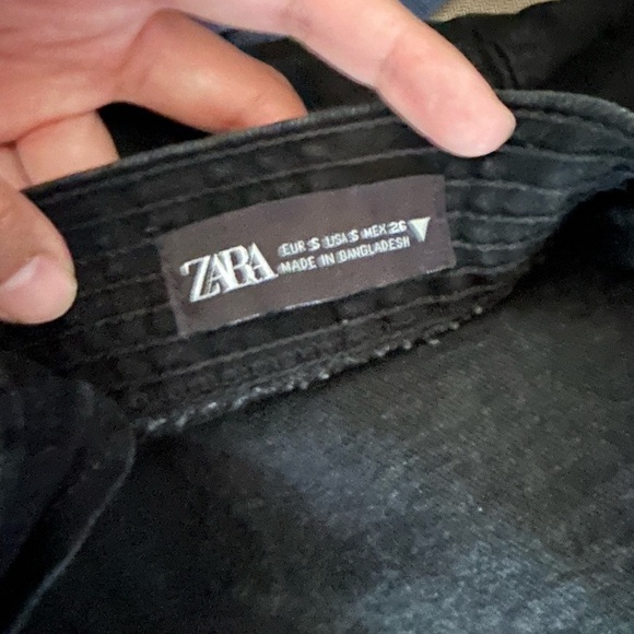 Elegant Black Spaghetti Strap Dress ZARA Size S - Picture 4 of 5